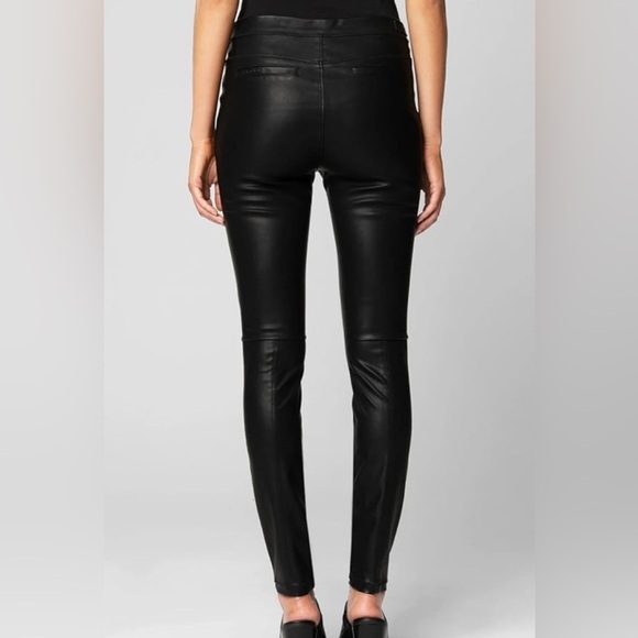 BLANK NYC BLACK VEGAN FAUX LEATHER SKINNY LEGGINGS PANTS WOMENS SZ 28 - Picture 2 of 7